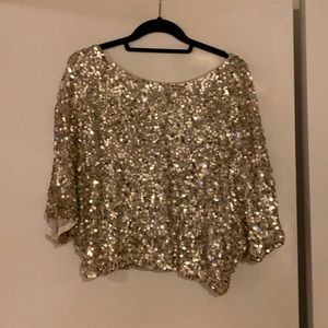 vince sequin top